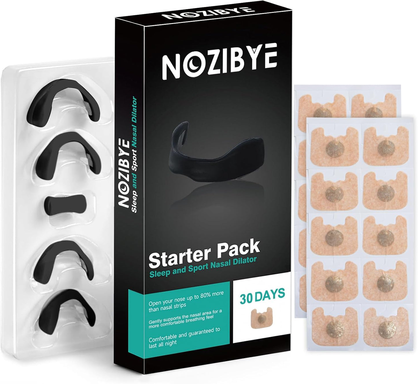 LookscareTM Magnetic Nasal Strips Comfort Band